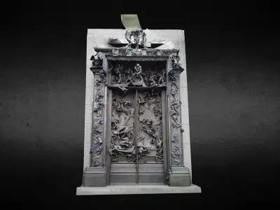 Rodin Gates of Hell photogrammetry scan 3D model
