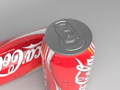 Coca Cola Cans 3D model