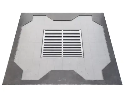 Space Station Floor - Large 3D model