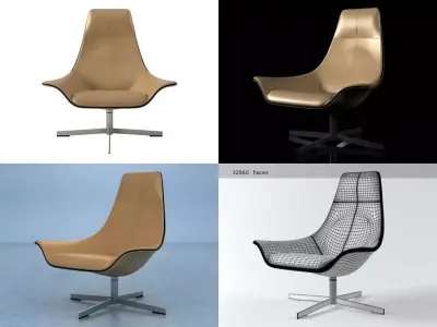 2Leather 02 3D model