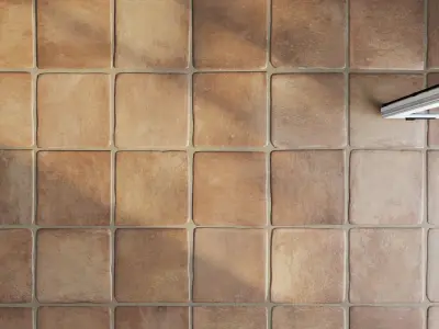 Ceramic tile set 02 - Terracotta 3D model