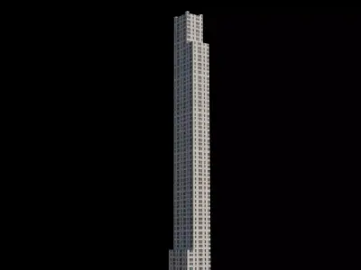 520 Park Ave - NYC Low-poly 3D model
