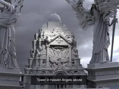 Angelic Kingdoms Collection 3D Model Pack