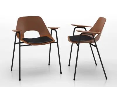 Tonneau Chairs 3D model