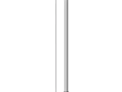 Linear Metal LED Floor Lamp 3D model purchase