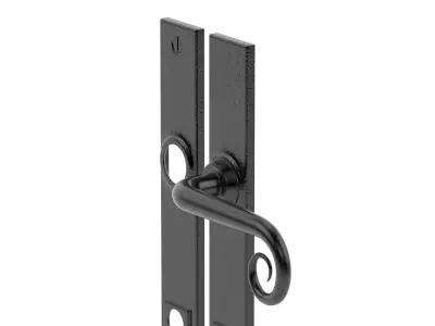 Stonebridge Curl Multipoint Door Handle 3D model