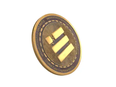 Binance USD Coin v2 002 3D model