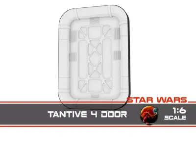 Tantive 4 Door 1-6 scale Hottoys 3D print model