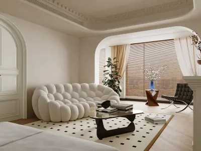 apartment interior scenes       3D model 4
