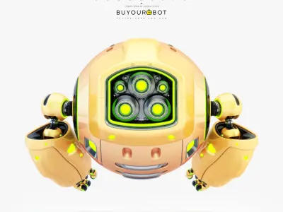 Dog walker XIII bot 3D model