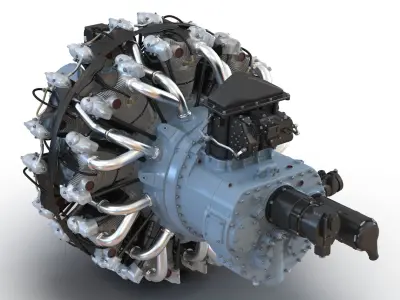  Piston Aircraft Engines Collection 3 