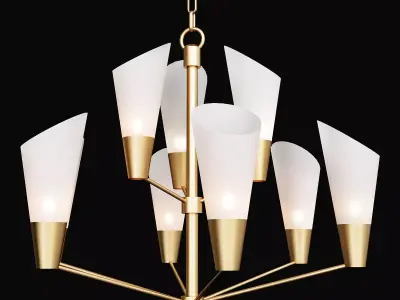 Cornet Chandelier 3D model