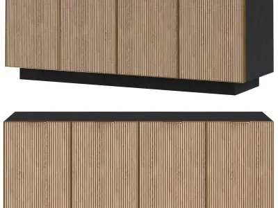 GARDA SIDEBAORD Low-poly 3D model