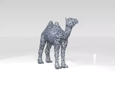 Camel Voronoi 3D model