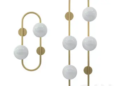 HOOP WALL LAMP 3D model