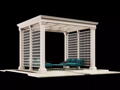 Pergola  5 3D model