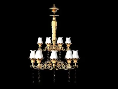chandelier 3D model 7