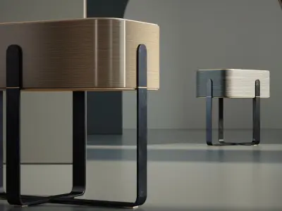 Furniture Bedside cabinet 002 3D model