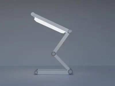 Ergonomic Desk Lamp Low-poly 3D model