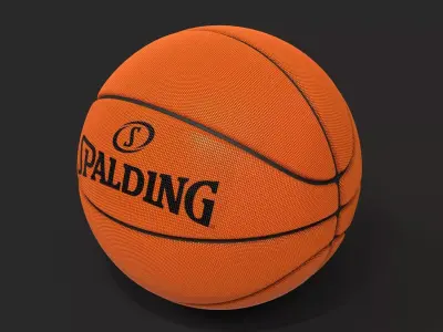 Basket Ball Low-poly 3D model