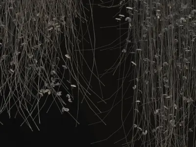 Photo Sharon Marston Flight Fiver Light Chandelier 3D model