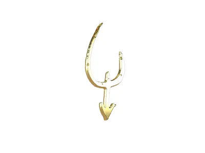 Chinese Zodiac Cow Oracle Bone Inscriptions v1 003 Low-poly 3D model
