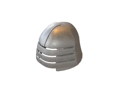 War Helmet V1 002 Low-poly 3D model