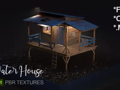 Water House - 3D Model 3D model
