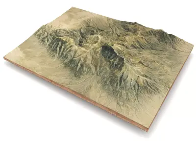 Mountain landscape 3D model
