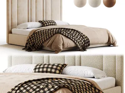Bed WOODLAND 3D model