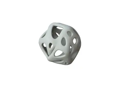 SciFi Cube Object No 18714 Low Poly Shape Texture