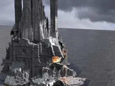 Star Wars Assassin D Base 3D model