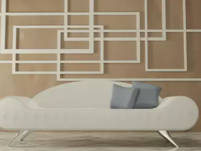 Modern Sofa 3D model 16