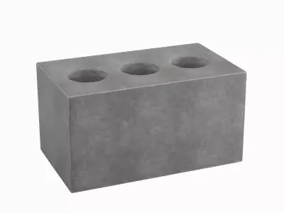 Concrete Brick 04 Low-poly 3D model
