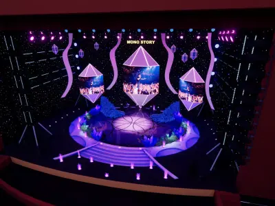 Mono story demo stage 3D model