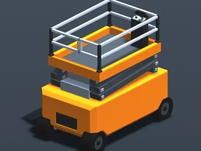 Low-Poly Warehouse Props Low-poly 3D model