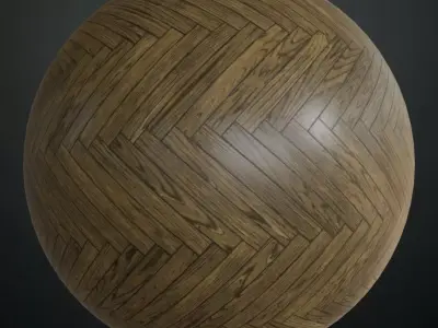 Classic Large Block Walnut Herringbone Parquet PBR Seamless Texture purchase