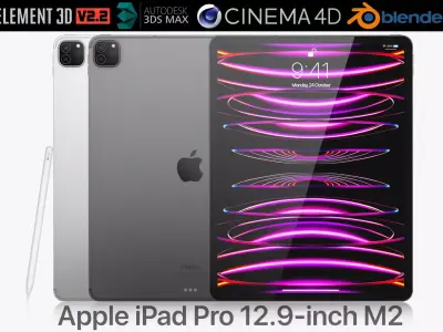Apple iPad Pro 13 inch M2 3D model