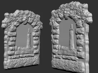 Stone Window 3D print model