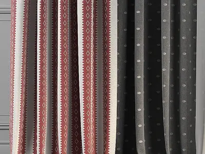 Curtain Set 133 3D model