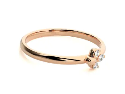 Women ring 3D print model 151