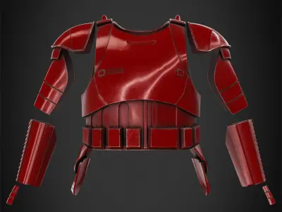 The Mandalorian Imperial Praetorian Guard Armor for Cosplay 3D print model