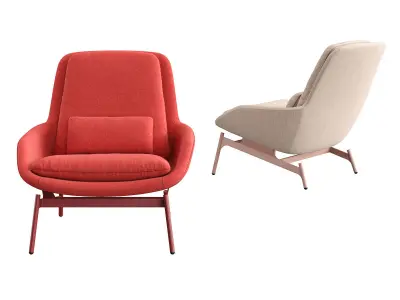 Field Lounge Chair 3D model