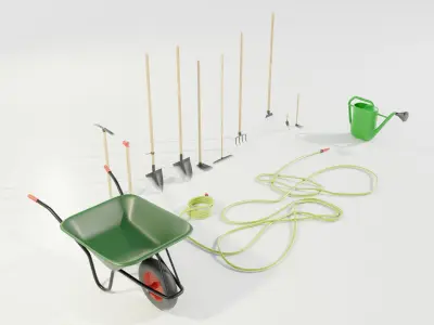 Garden Equipment 3D model