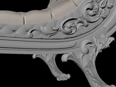 sofa High quality 3d models for processing on a cnc machine STL 3D model