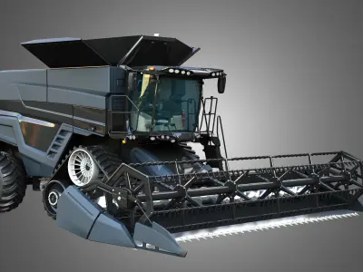 IDEAL - Combine Harvester - Grain Harvester Head 3D model