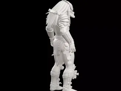 Predator Intergalactic Hunter Miniature 3D print model
