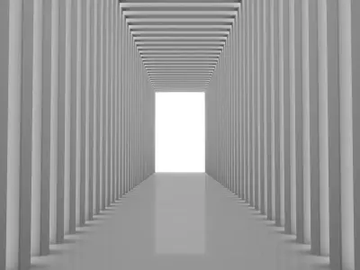 Empty Tunnel 3D model