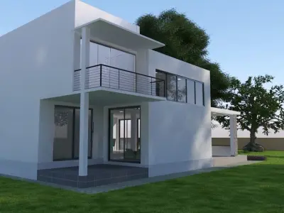 Modern House 3D model