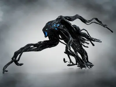 Mimic from Edge of Tomorrow Low-poly 3D model